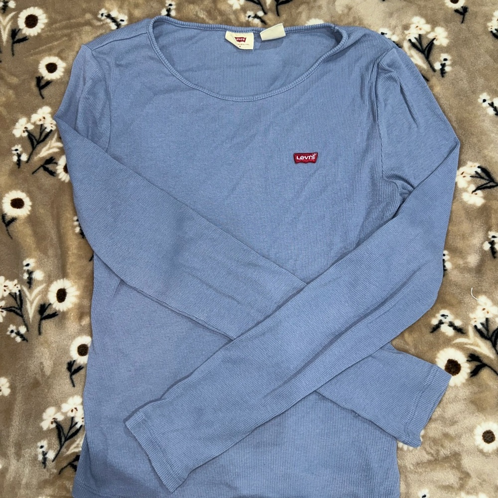 Levi's Blue Long Sleeve Tee